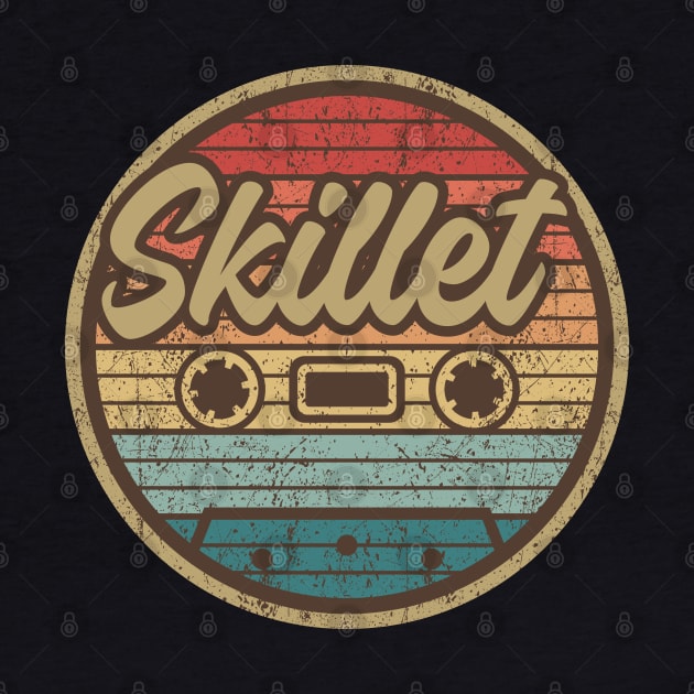 skillet cassette retro circle by penciltimes